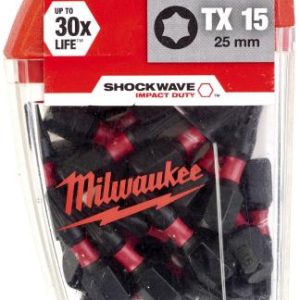 BITS SHOCKWAVE TX15X25MM CD 25PK