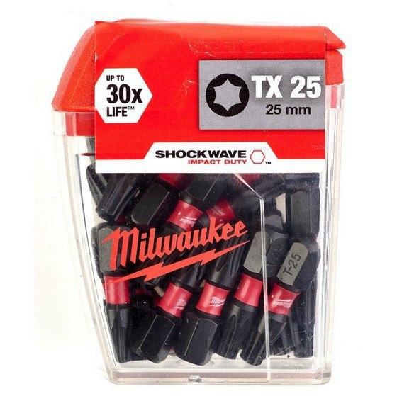 BITS SHOCKWAVE TX25X25MM CD 25PK