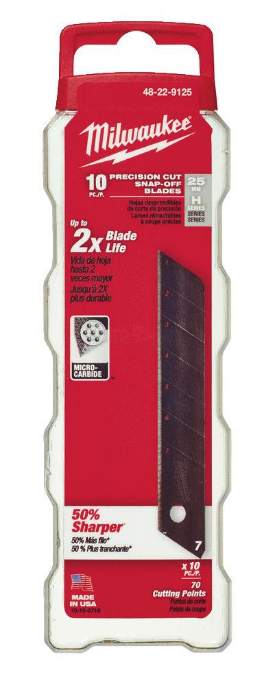 KNIVBLADER BREKK-AV 25MM 10P